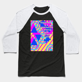 Mental and Emotional Wellness Baseball T-Shirt